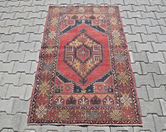 3x5 Vintage Rug, Turkish Area Rugs 3x5, 3 x 5 Area Rugs for Living Rooms, 3 x 5 Rug Modern, Rug 3 x 5, 3x5 Wool Rugs, 3 x 5 Family Room Rugs