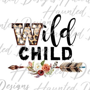 Diseño de sublimación bohemio con plumas de sueño gitano y espíritu de niño salvaje, PNG, manualidades, imágenes prediseñadas, descarga digital instantánea (DTF)