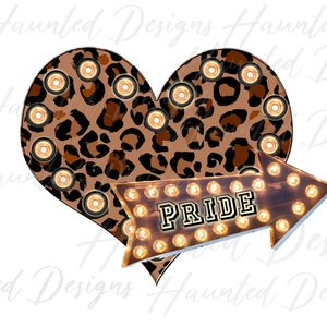 Sports Team Pride Cheetah Marquee Light Instant Digitale Download Sublimatie Design PNG Clipart Craft DTF