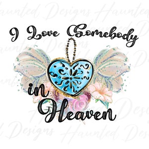 J'aime quelqu'un au paradis PNG, artisanat, clipart, téléchargement DTF