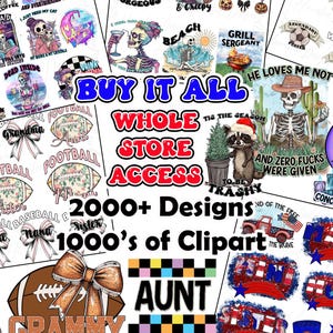 All Designs FOR LIFE Sublimatieontwerp Enorme ontwerpclipartbundel! Google Drive