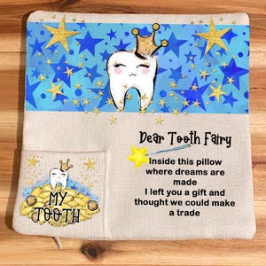 Oreiller de fée des dents Digital Design Boy Téléchargement instantané Design Template Bundle PNG, Craft, Clip Art Design