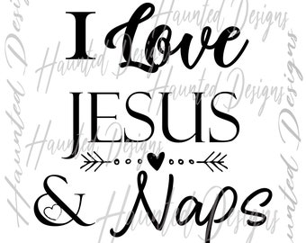 Jesus And Naps Svg Etsy