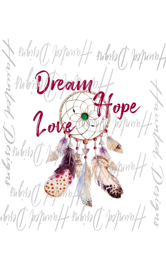 Clip Art Design Dream Hope Love Dream catcher PNG Digital Download Graphic
