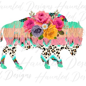 Mexican Cinco De Mayo Buffalo Sublimation Design PNG Clipart Craft, Digital Download DTF