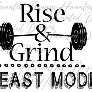 Diseño de sublimación de modo bestia de entrenamiento PNG Clipart Craft Descarga digital DTF