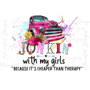 Junkin con mis chicas Camión oxidado PNG, Manualidades, Clip Art, Descarga digital instantánea DTF
