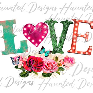 Coeur amour chapiteau Saint-Valentin Floral PNG, artisanat, clipart, téléchargement DTF
