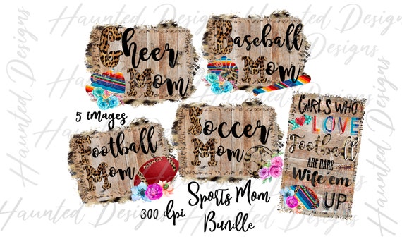 Download Sports Mom Sublimation Design Bundle Serape Leopard Instant Etsy