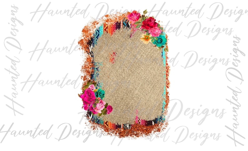 Download Logo Frame Background Watercolor Serape Glitter ...