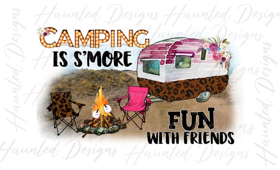 Camping is Smore Fun PNG Craft Clip Art Instant Digital - Etsy