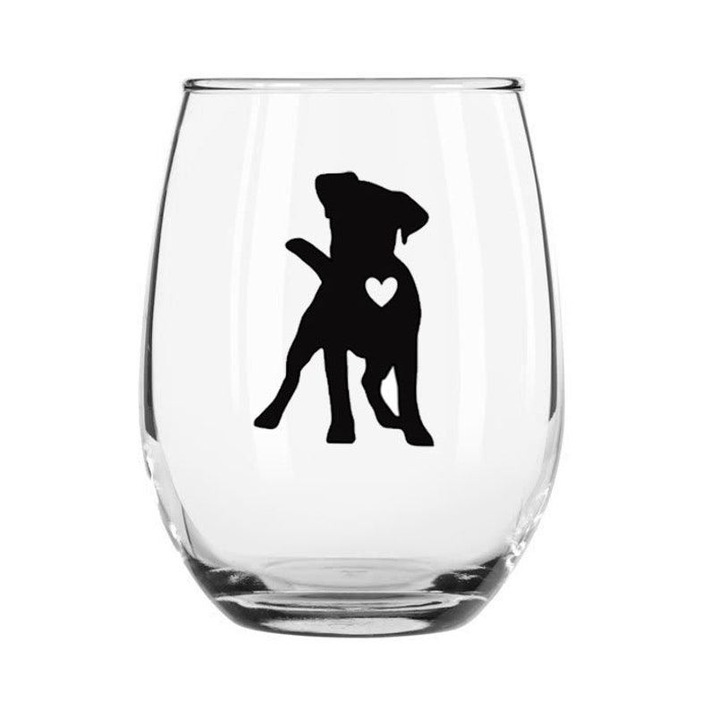 Jack Russell Wine Glass / Dog Wine Glass / Dog Lover Gift Etsy