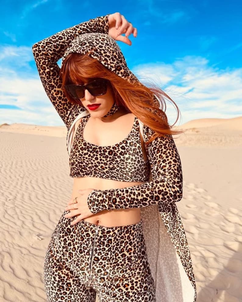 Shania Twain Leopard Costume Set That Dont Impress Me Much - Etsy