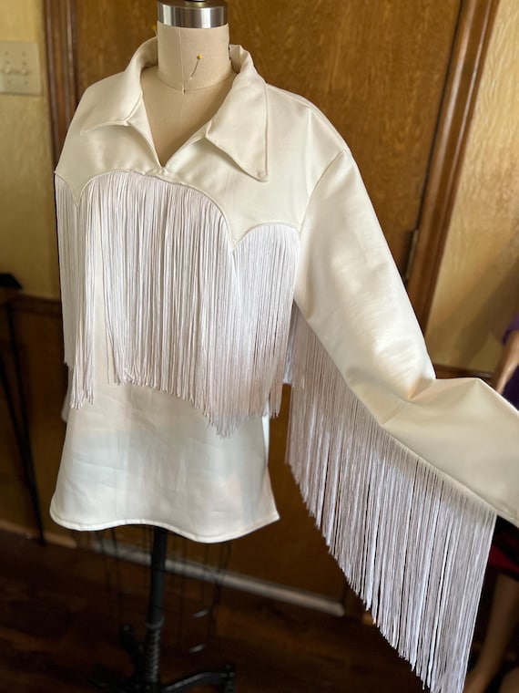Ozzy Tunic Recreation Fringe Retro Shirt - Etsy