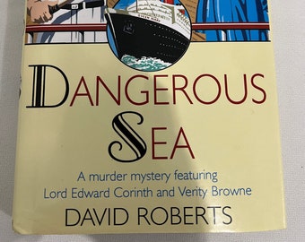 Antique Book Dangerous Sea , by David Roberts 2003 #222