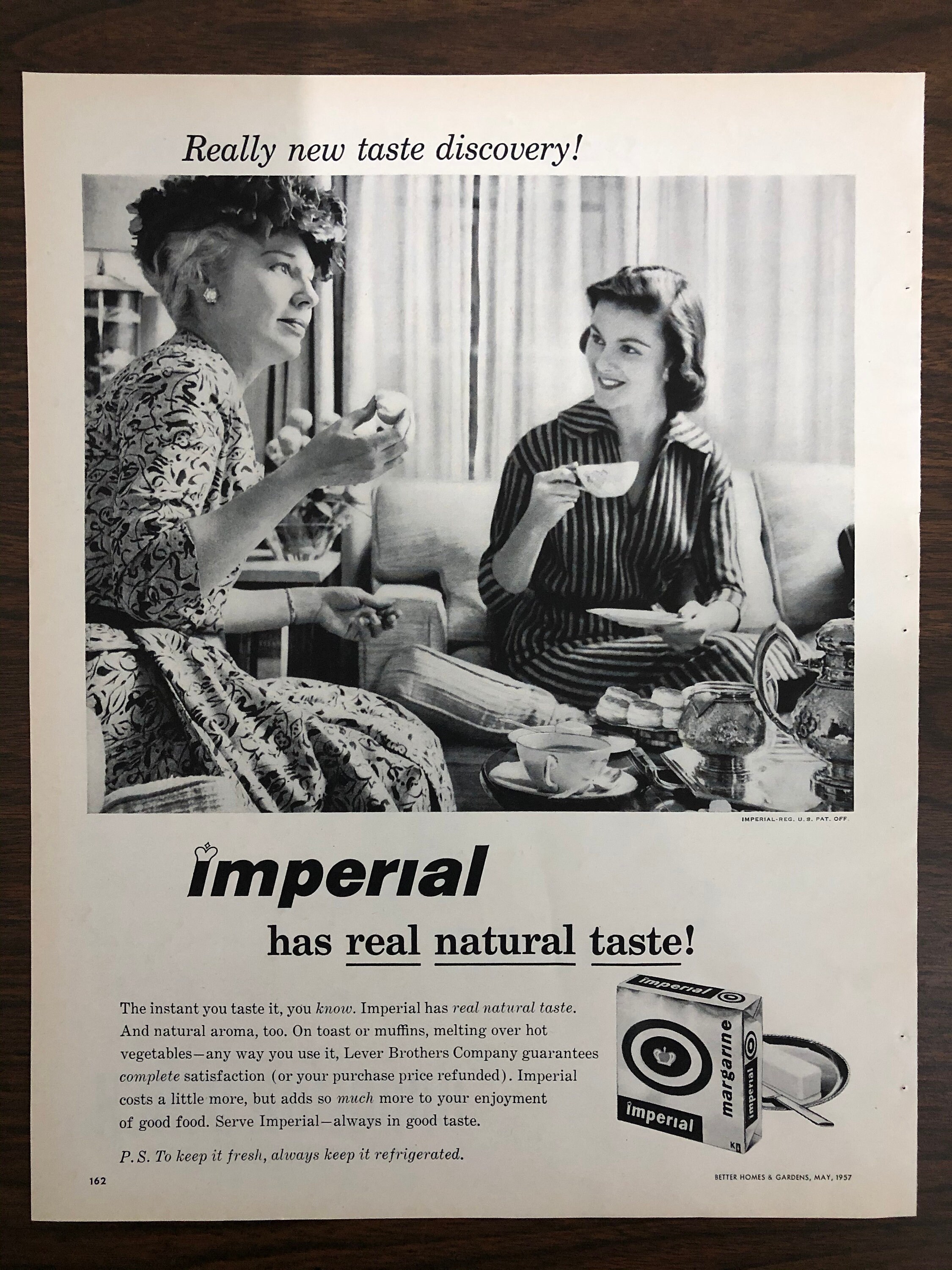 Margarine Imperial Margarine Durkee's 1950s Original Etsy España