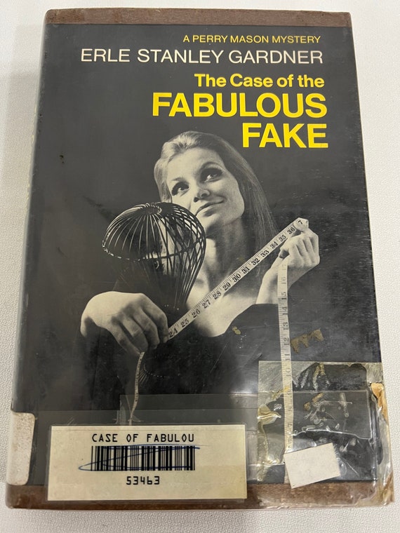 Antique Book the Case of the Fabulous Fake, by Erle Stanley Gardner 1969 30  