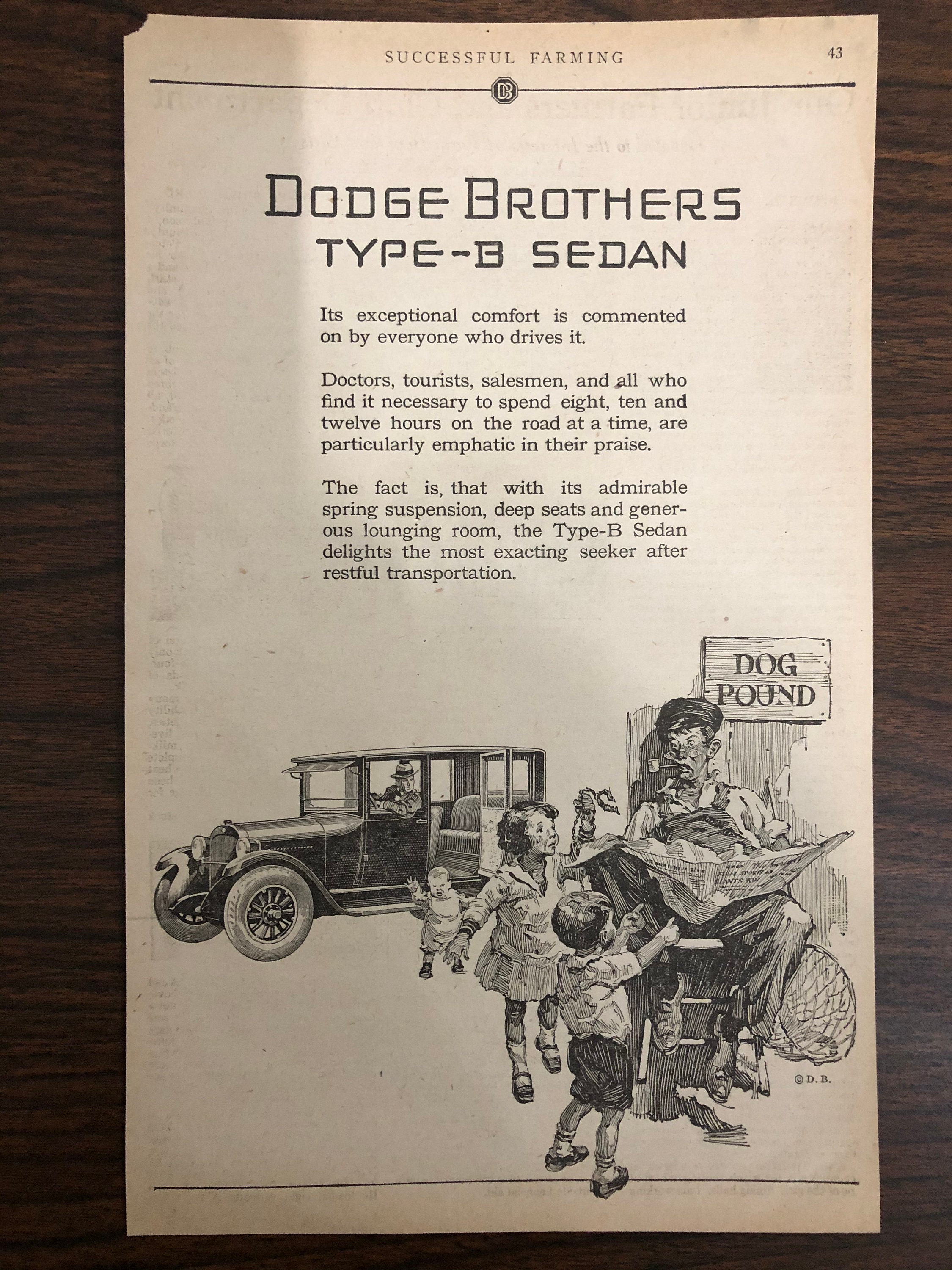 Dodge 1920s Original Magazine Print Ad Advertisemen 2 Etsy Nederland