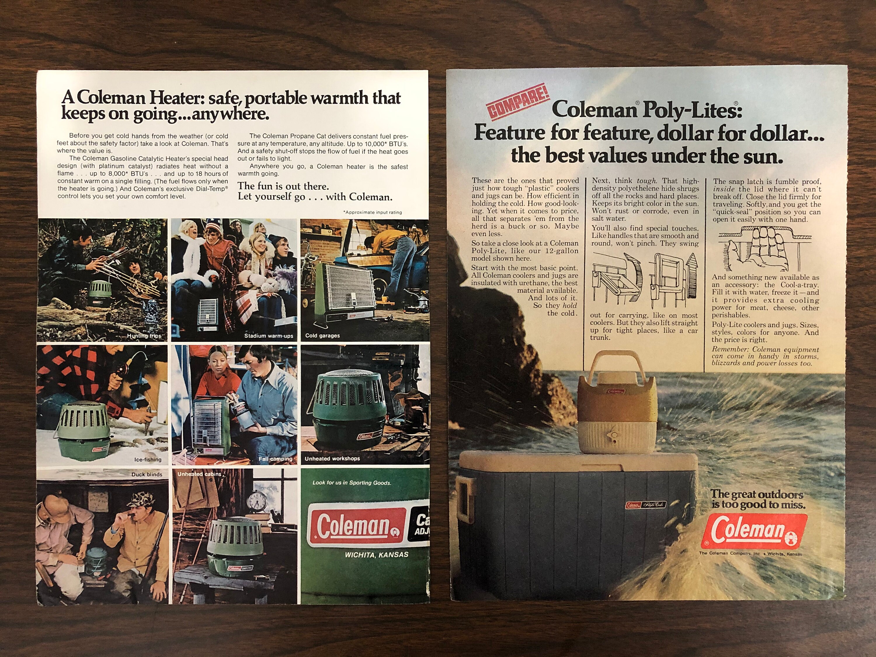Coleman Heater Coleman Plastic Cooler 1970s Original - Etsy