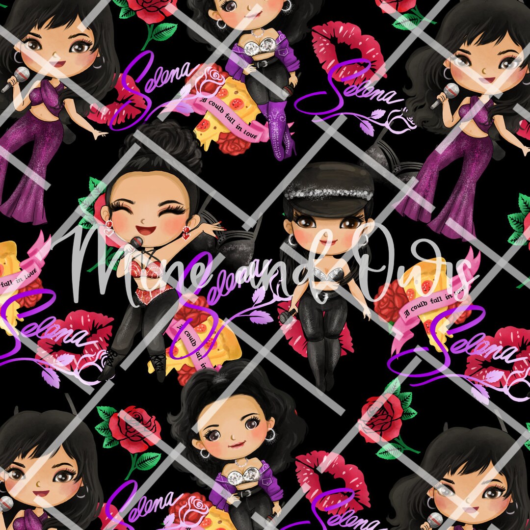 Selca Pattern Selena Seamless Pattern - Etsy