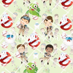 Ghost Busters Seamless Pattern