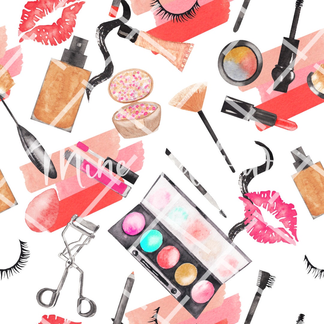 Makeup Seamless Pattern - Etsy