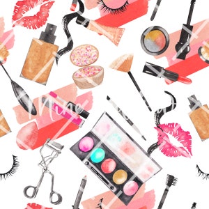 Makeup Seamless Pattern