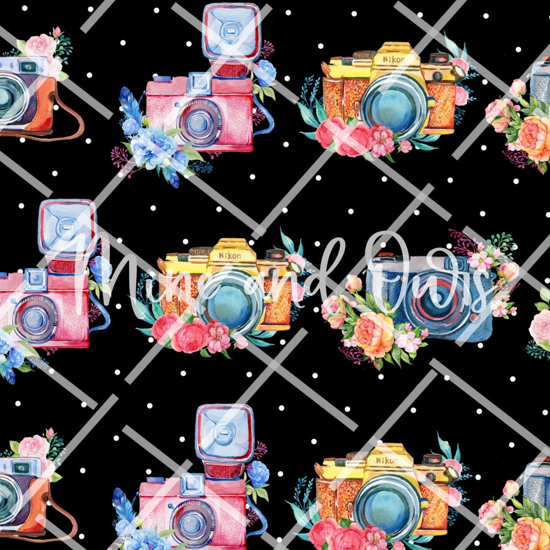 Disney Camera Seamless Pattern Camera Seamless Pattern - Etsy