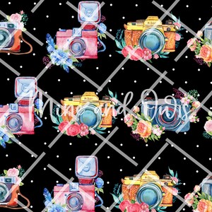 Camera Seamless Pattern