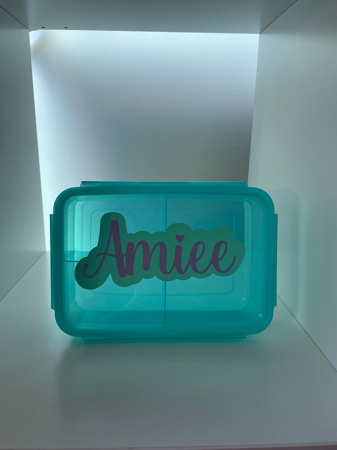 Personalised Lunch Box Vinyl Label in Two Colours Etsy New Zealand