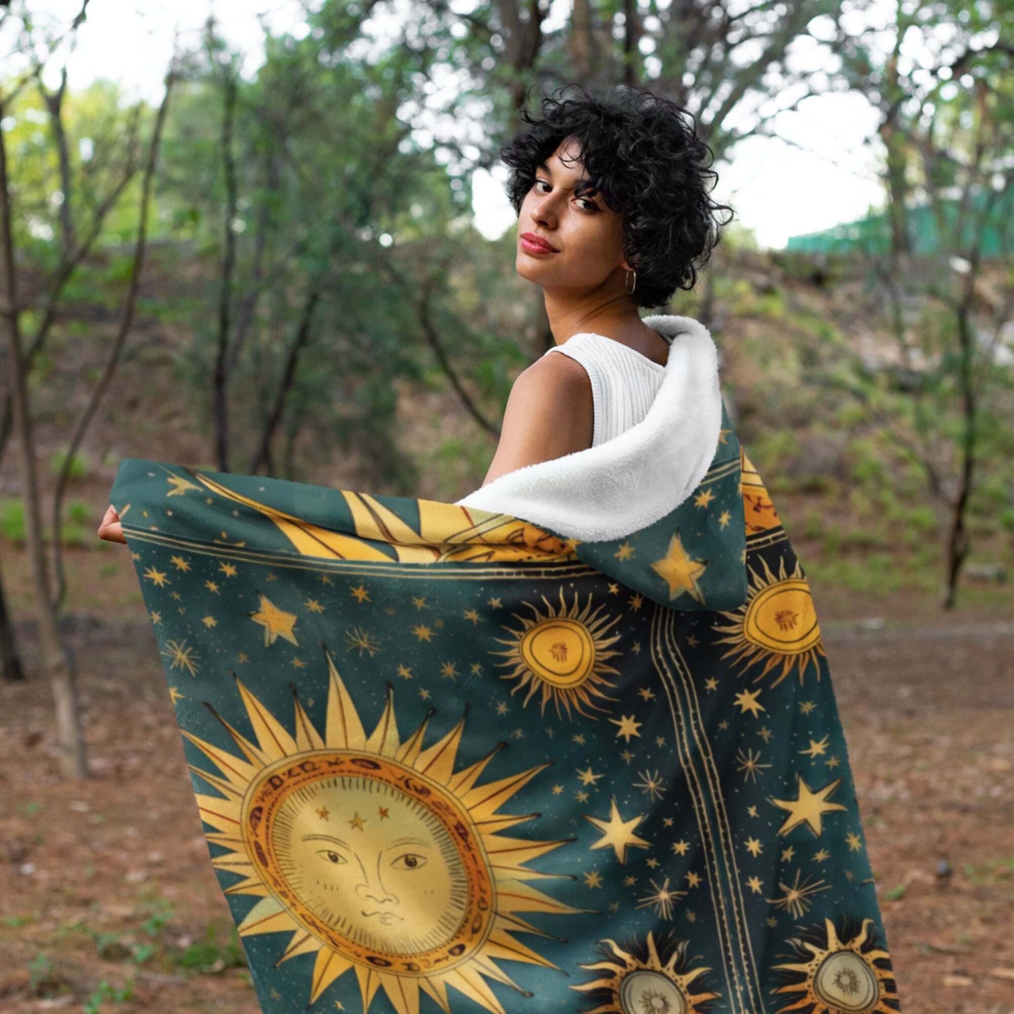 90s sun and moon blanket new arrivals