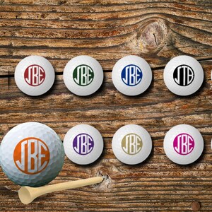 Custom Golf Balls Personalized Date Vintage Golf Ball, Photo, or Monogram Gifts for Golfer 70th Birthday zdjęcie 7