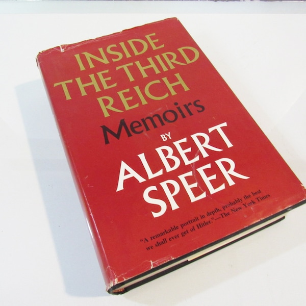 Inside the Third Reich - First Edition - Albert Speer - Hardcover w/ Dust Jacket [Very Good/Near Fine]