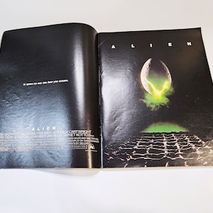 Aliens Film Original Advertisement - 1979 Aliens Movie Foldout Advertisement - Life Magazine
