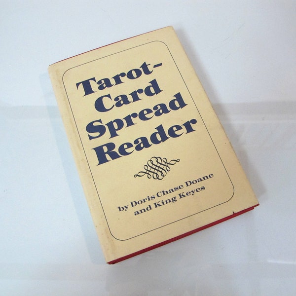 Tarot Card Spread Reader - Doane Keyes - 1967 Parker - w/ graphic insert -  Hardcover w/ Dust Jacket