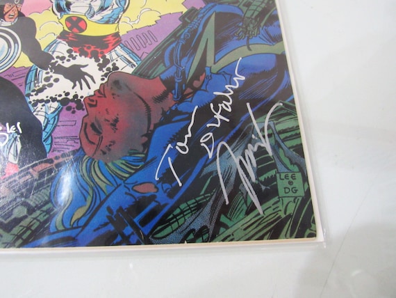 SIGNED XMEN 248 Jim Lee Tom Orzechowski Tom Defalco - All 3