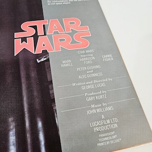 Star Wars: A New Hope (1977) - WIZARDS - 20th Century Fox 1977 Exhibitors Brochure - Star Wars Promotional Booklet 1977