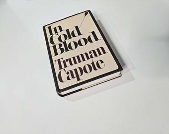 In Cold Blood First Edition Print of the Truman Capote Novel