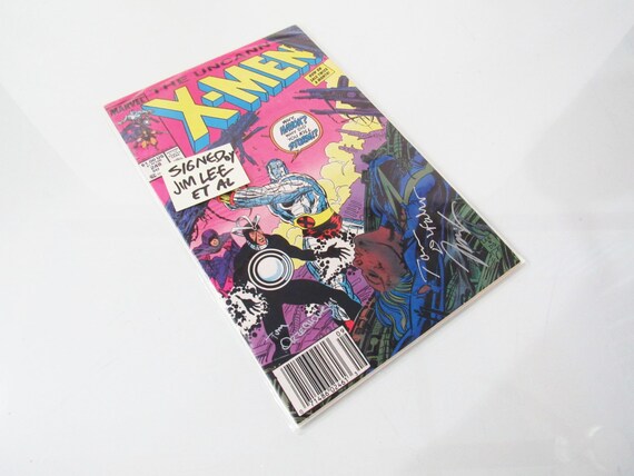 SIGNED XMEN 248 Jim Lee Tom Orzechowski Tom Defalco - All 3