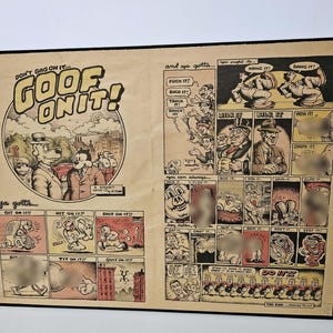 R. Crumb “Goof On It” Poster – Original 1969–70 Underground Comix Broadside