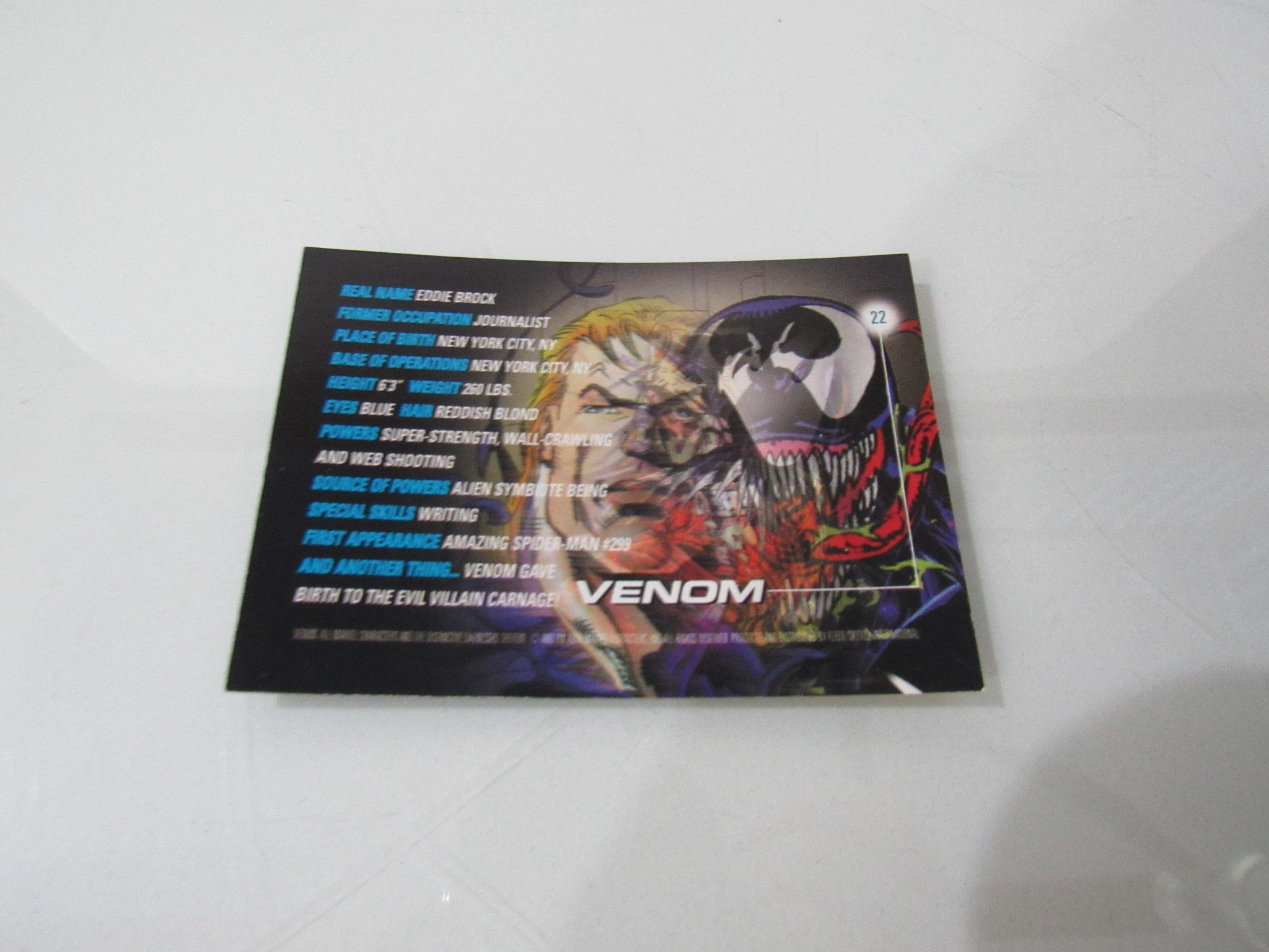 Marvel Motion Card VENOM 1996 Fleer Skybox Base Trading - Etsy