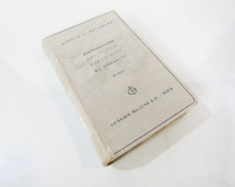Dictionnaire des Termes Techniques de Médecine 18th Edition - 1967 Librairie Maloine SA Paris - Hardcover [Near Fine]