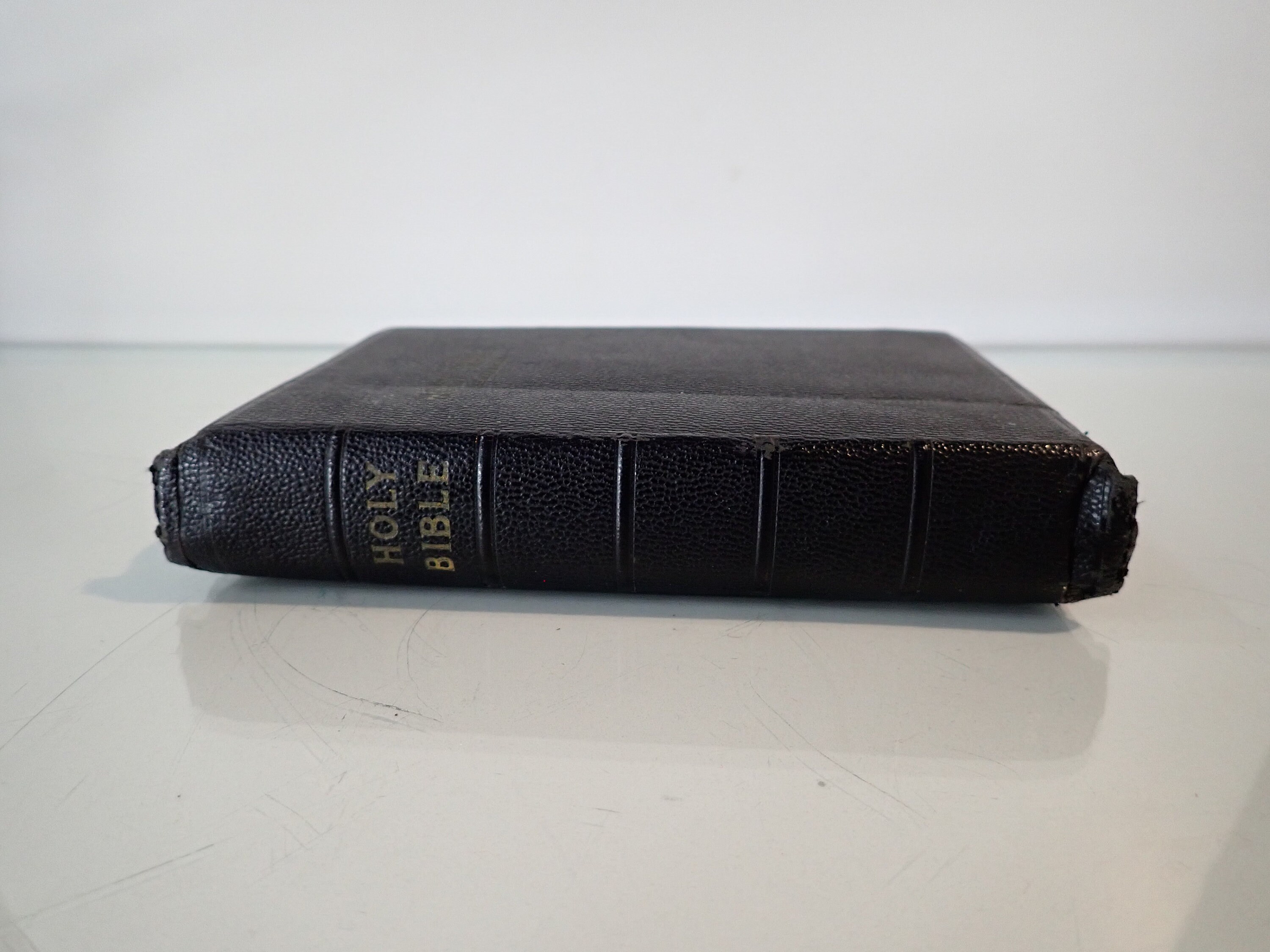 Old Kitab Leather Hand-sized Holy Bible Old and New Testaments King - Etsy