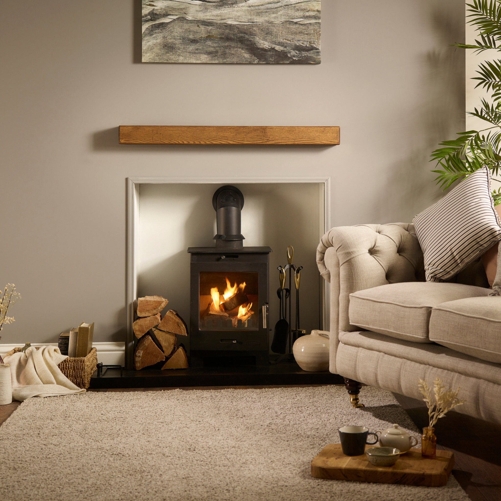 Rustic Floating Shelf for Fireplace Made From Solid French Oak Etsy UK