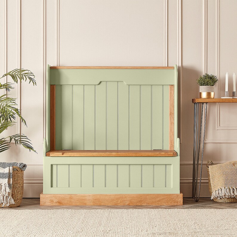 Monks Bench With Storage Shoe Storage With Bench Hallway Etsy UK