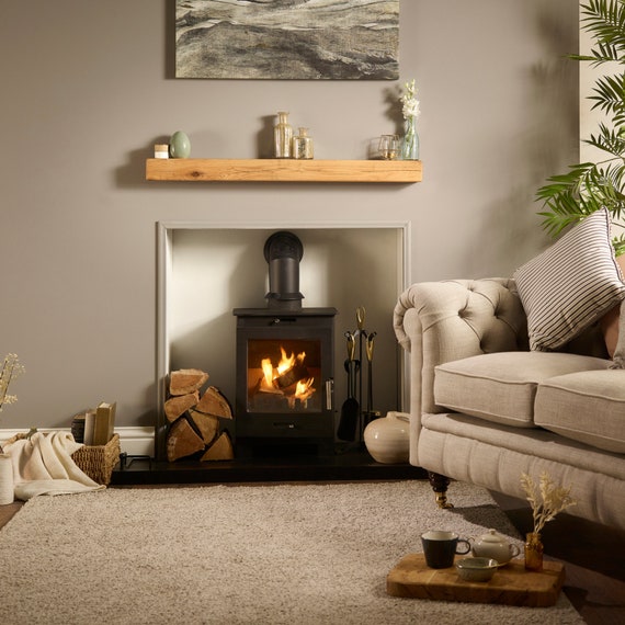 Floating Oak Mantel Shelf Fire Place Beam Made From Solid - Etsy Singapore