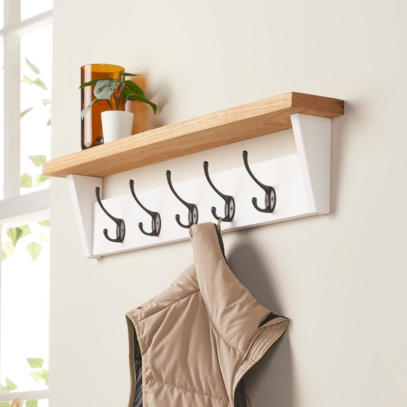 Coat Rack, Entryway Organizer, Shelf, Towel Rack, Wall Mounted Coat Rack,  Wall Mounted Coat Rack, Wooden Coat Rack, Coat Rack With Shelf 