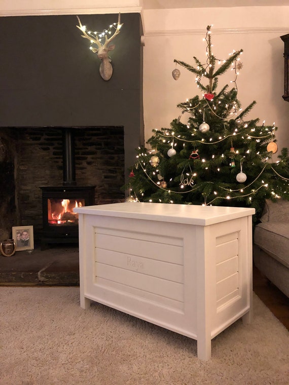 wooden toy box oak