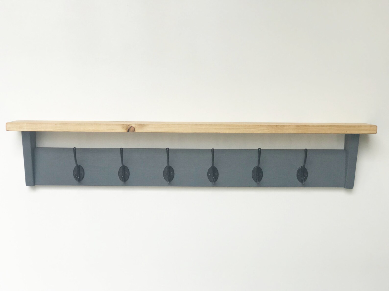 Grey Coat Rack Grey Coat Storage With Shelf for Entryway Etsy UK