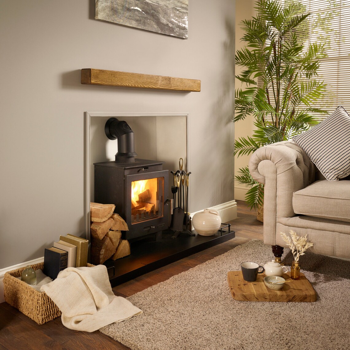 Rustic Floating Shelf for Fireplace Made From Solid French Oak Etsy UK